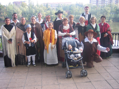 Los integrantes de la representacin masina en Zaragoza.